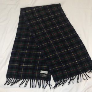 Jacobson's 100% Cashmere Scarf Black Watch Plaid